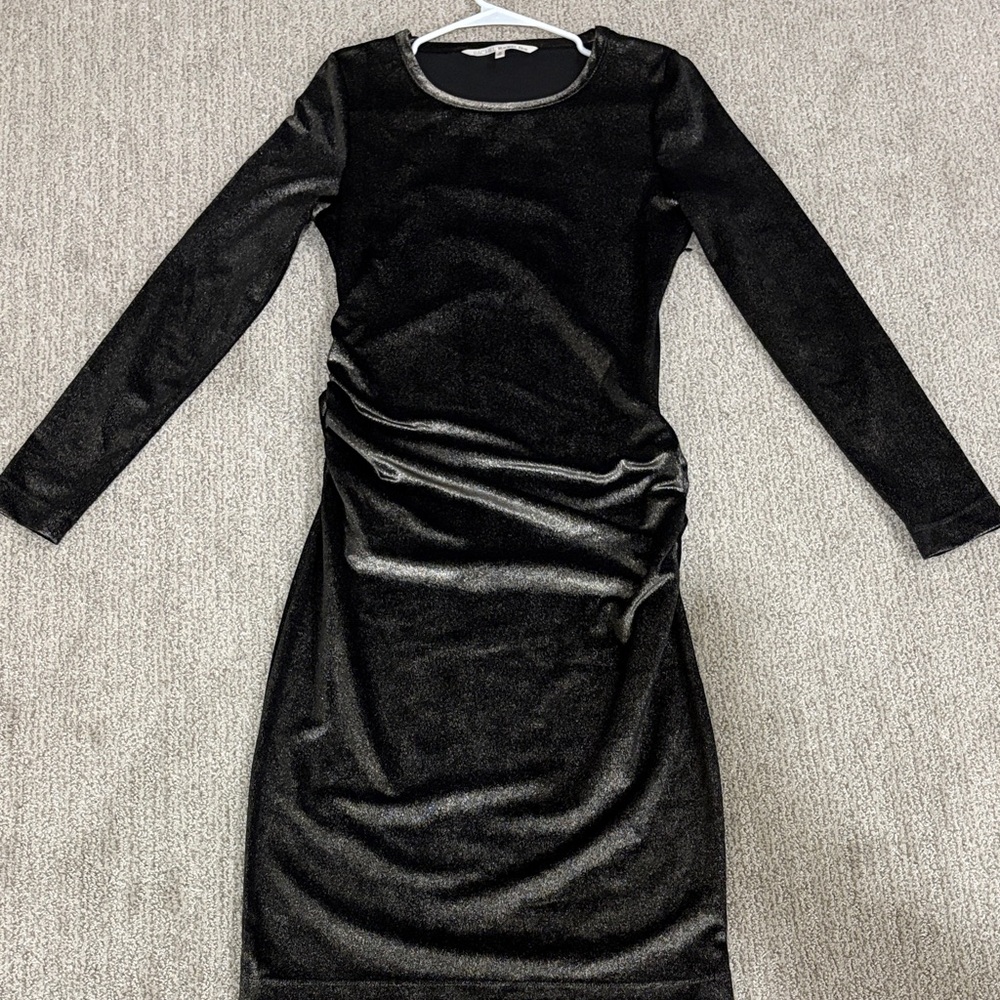 RACHEL Rachel Roy Black Long Sleeve Dress